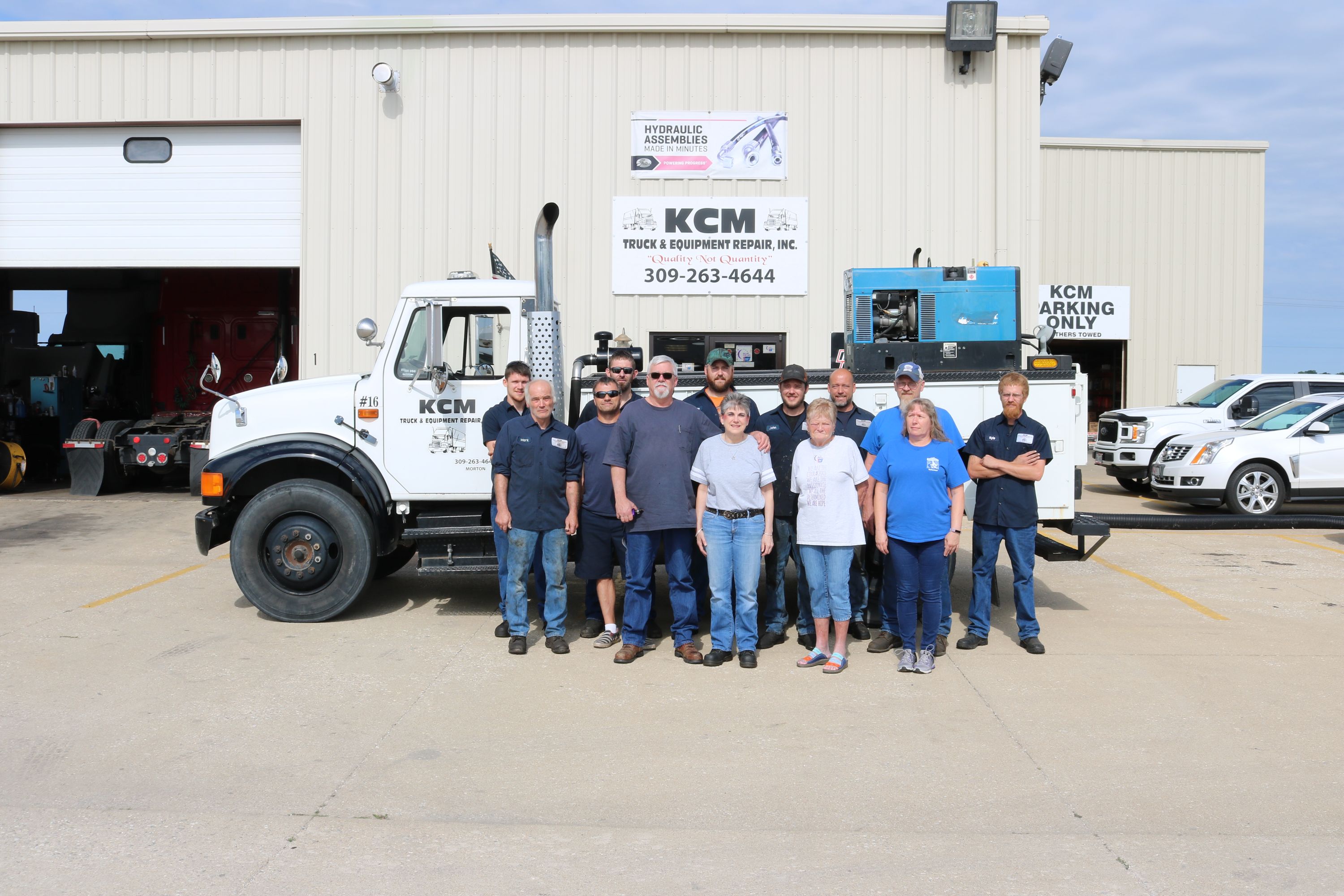 The KCM Truck & Equipment Repair Team